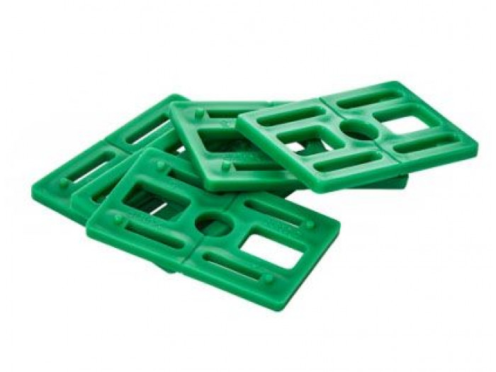 Pallbricka Grön 80x50x5mm