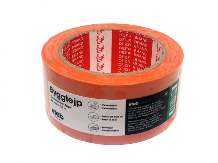 Fasadtejp orange rivbar